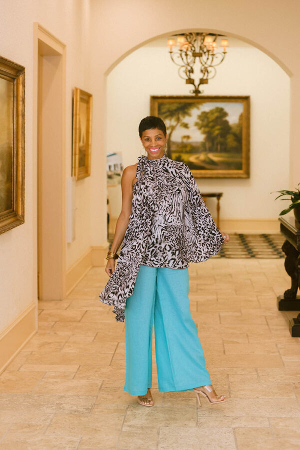 Tie-Neck Kaftan - Image 3