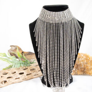 Choker (Silver Fringe)