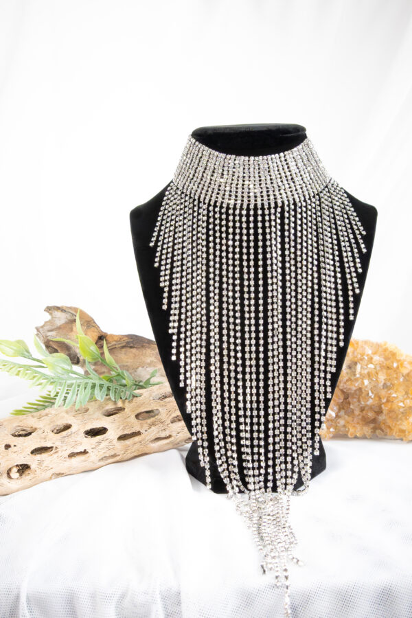 Choker (Silver Fringe)
