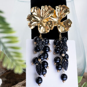Flower Black Tassel