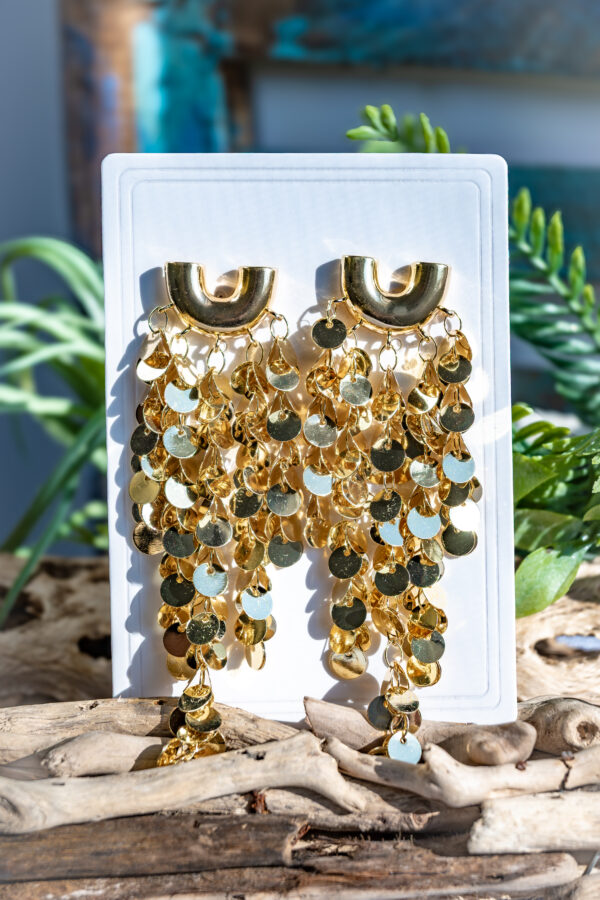 Sequin Tassel Drop